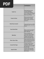 Fireroom Restaurant Menu Overview | PDF | Sushi | French Fries