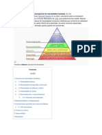 La Pirámide de Maslow