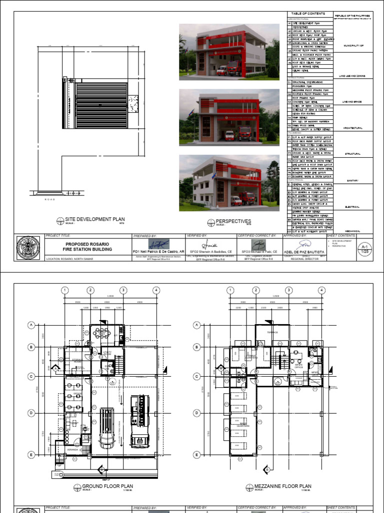 Proposed Rosario Fire Station Plans | PDF