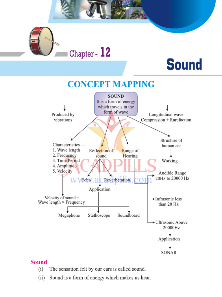 Sound Notes With Important Questions | PDF
