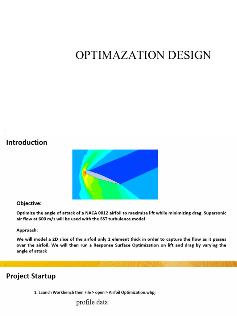 NACA 0012 Airfoil Optimization Guide | PDF | Airfoil | Mathematical ...
