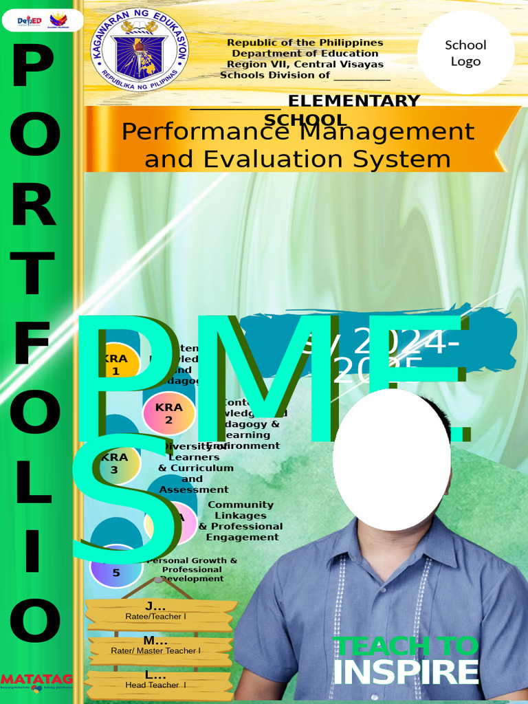 PMES 2024-2025 Teacher Portfolio Guide | PDF | Annotation | Learning