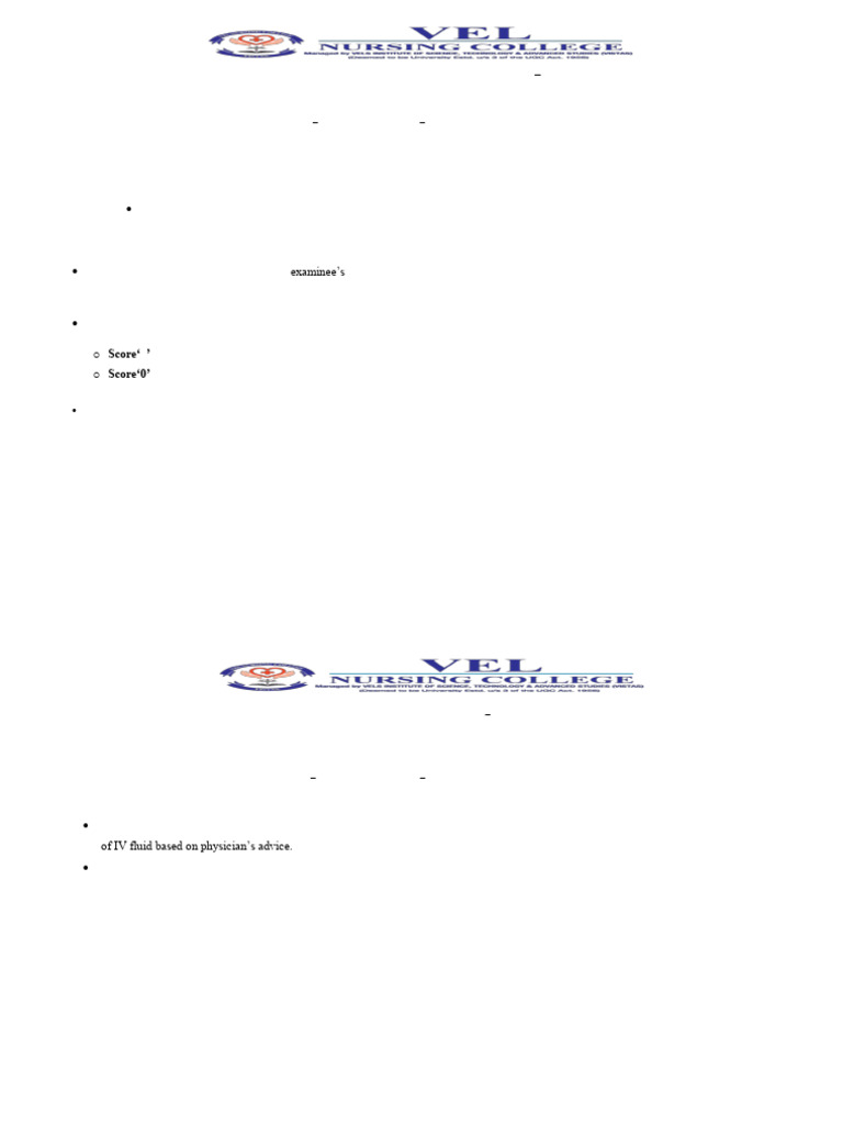 IV Fluid Calculation Exam Guide | PDF | Intravenous Therapy | Volume
