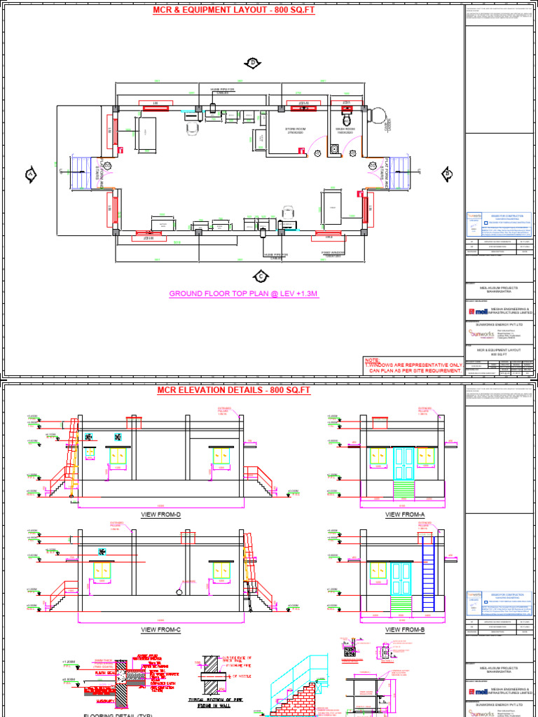 MCR Equipment Layout - 800 Sq. Ft. | PDF
