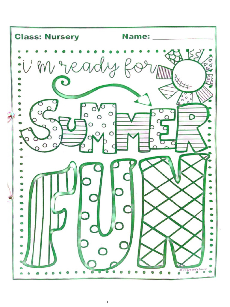 Holidays Homework 24 25 Pdf