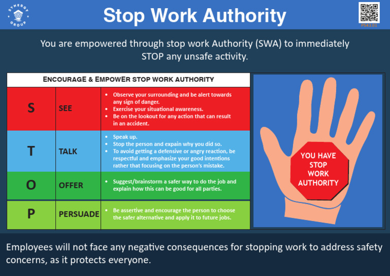 Stop Work Authority Guidelines | PDF