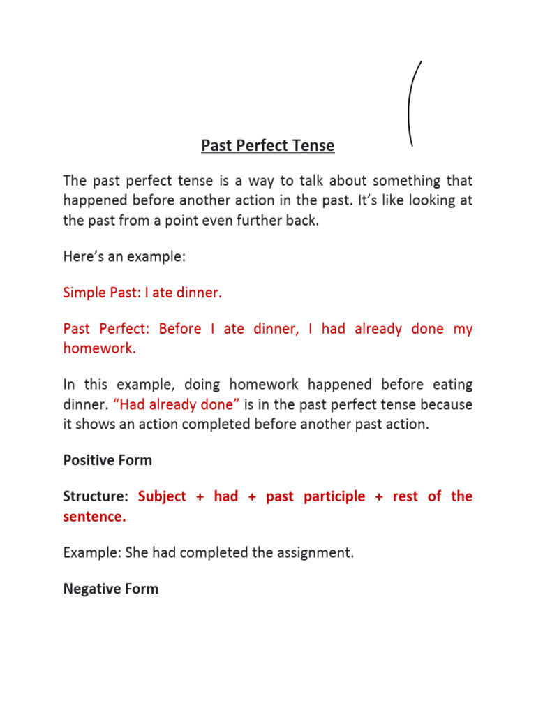 Understanding Perfect Tenses in English | PDF | Perfect (Grammar ...