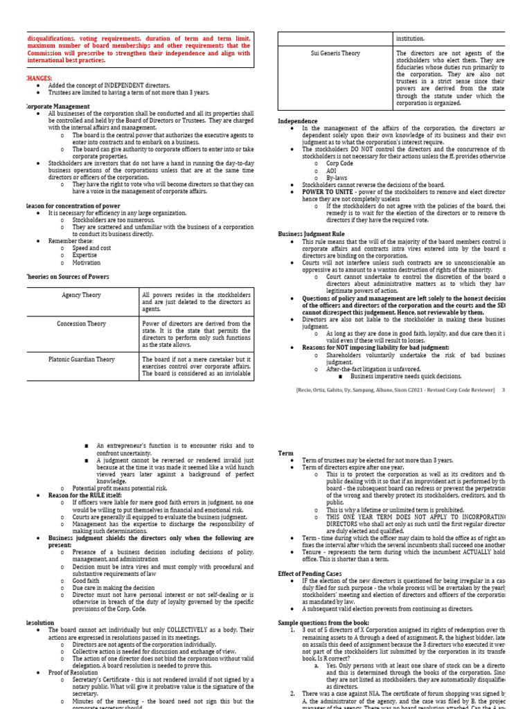 Title III - Corpo | PDF | Board Of Directors | Corporations