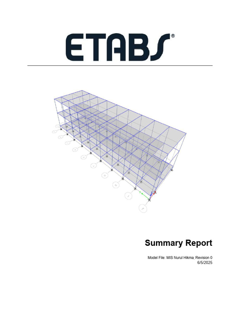 MIS Nurul Hikma Structural Analysis Report | PDF | Applied Mathematics