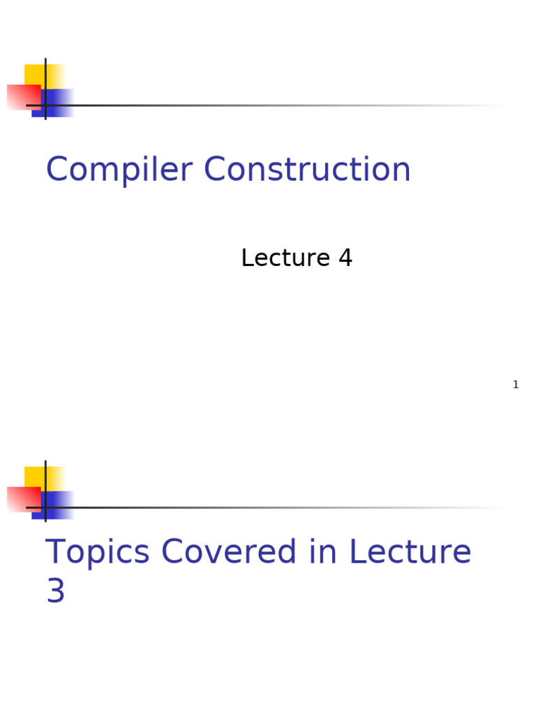 Lexical Analysis and Regular Expressions | PDF | Regular Expression ...