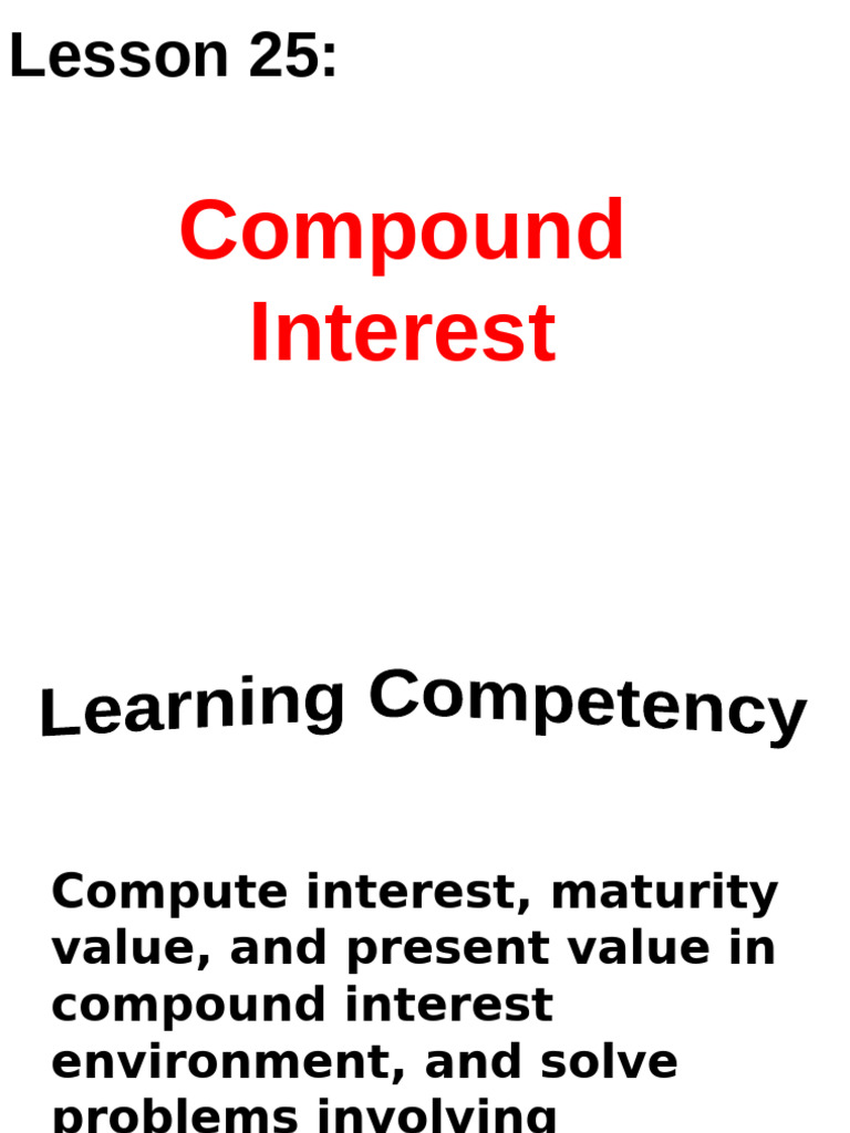 Compound Interest Calculations Guide | PDF | Interest | Compound Interest