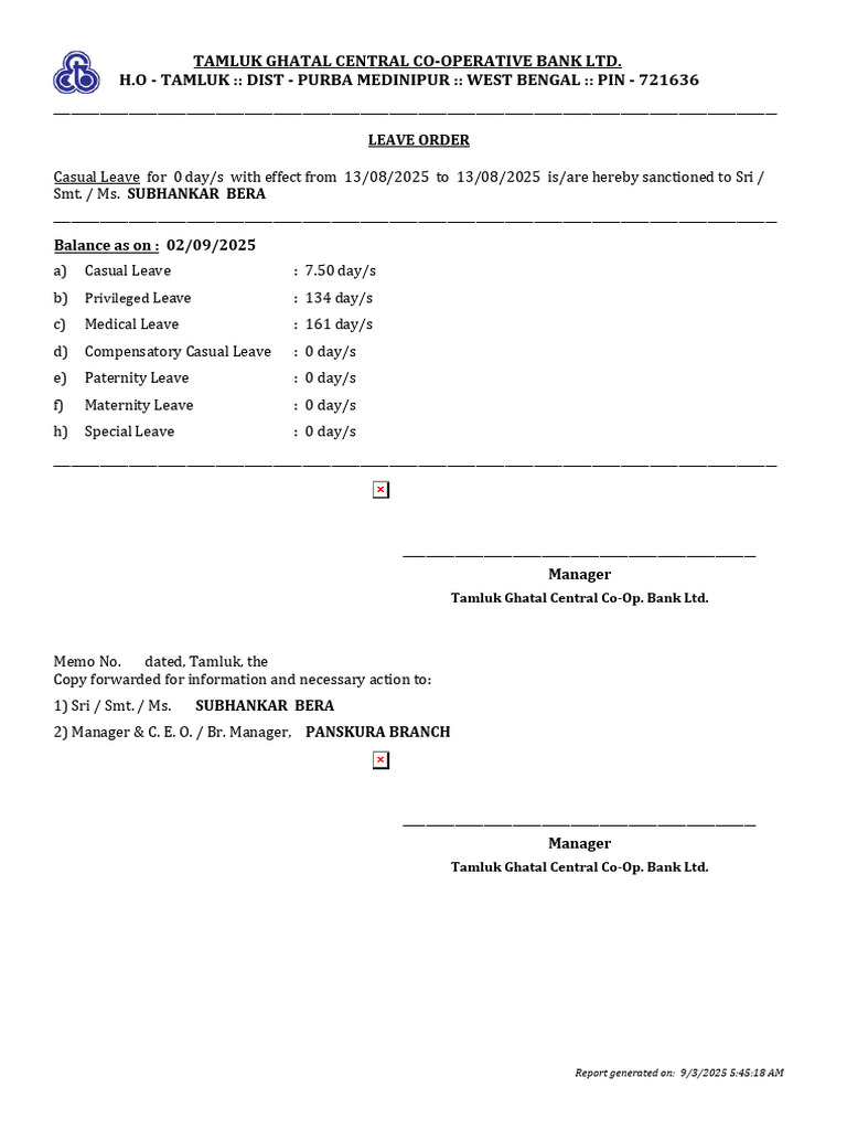 Order Report | PDF