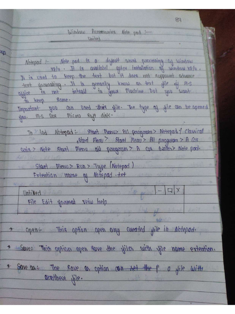 Notepad | PDF