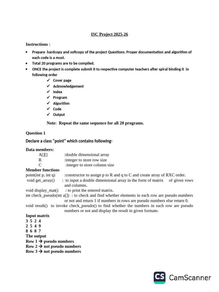 Computer Science Project 2025-26 | PDF | Integer (Computer Science ...
