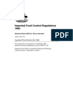 Imported Foods Regulations
