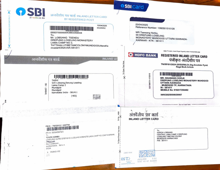 Registered Inland Letter Card Details | PDF