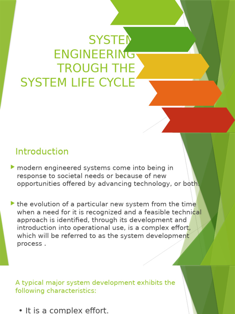 System Engineering Trough The System Life Cycle | PDF | System ...