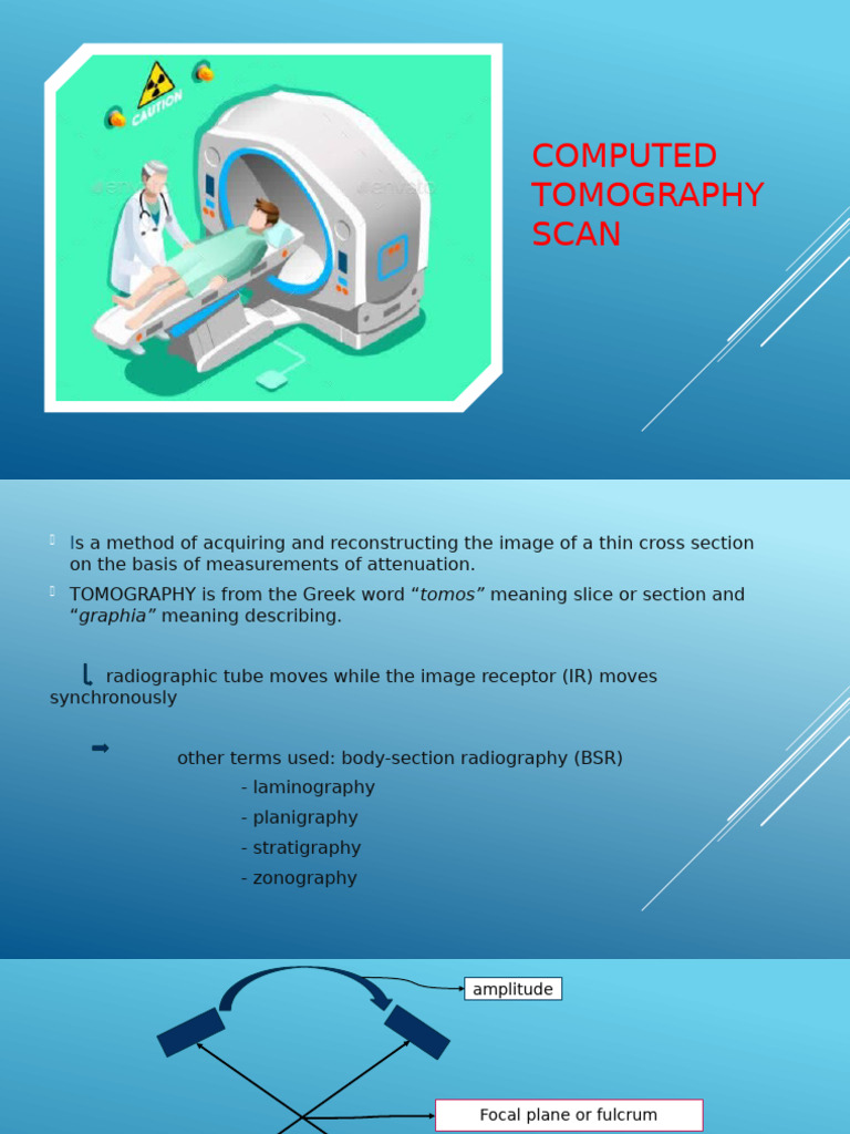 Understanding Computed Tomography Scans | PDF | Ct Scan | X Ray