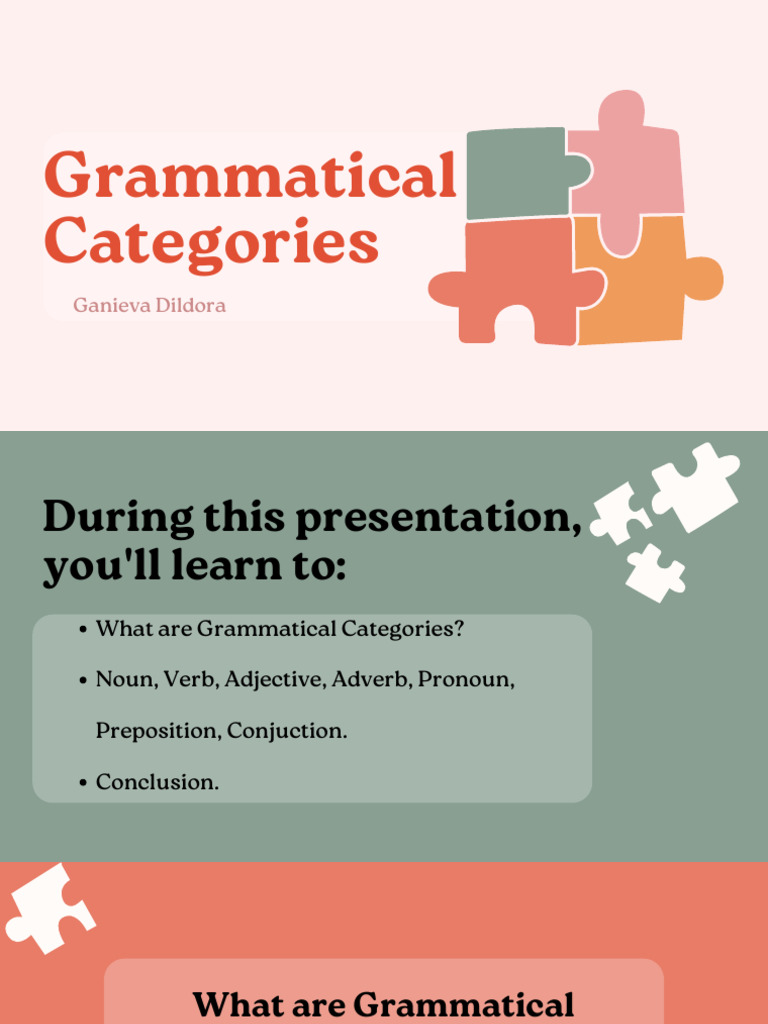 Understanding Grammatical Categories | PDF | Adverb | Noun