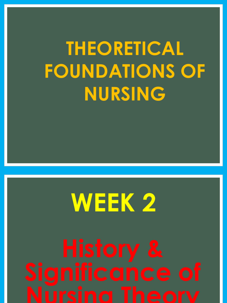 History and Significance of Nursing Theory | PDF | Theory | Nursing