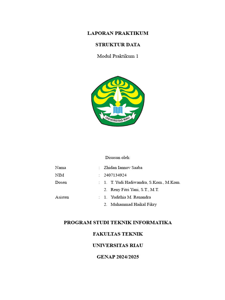 Praktikum Struktur Data Array dan Pointer | PDF