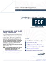 SonicWALL CDP 5040 5040B Getting Started Guide