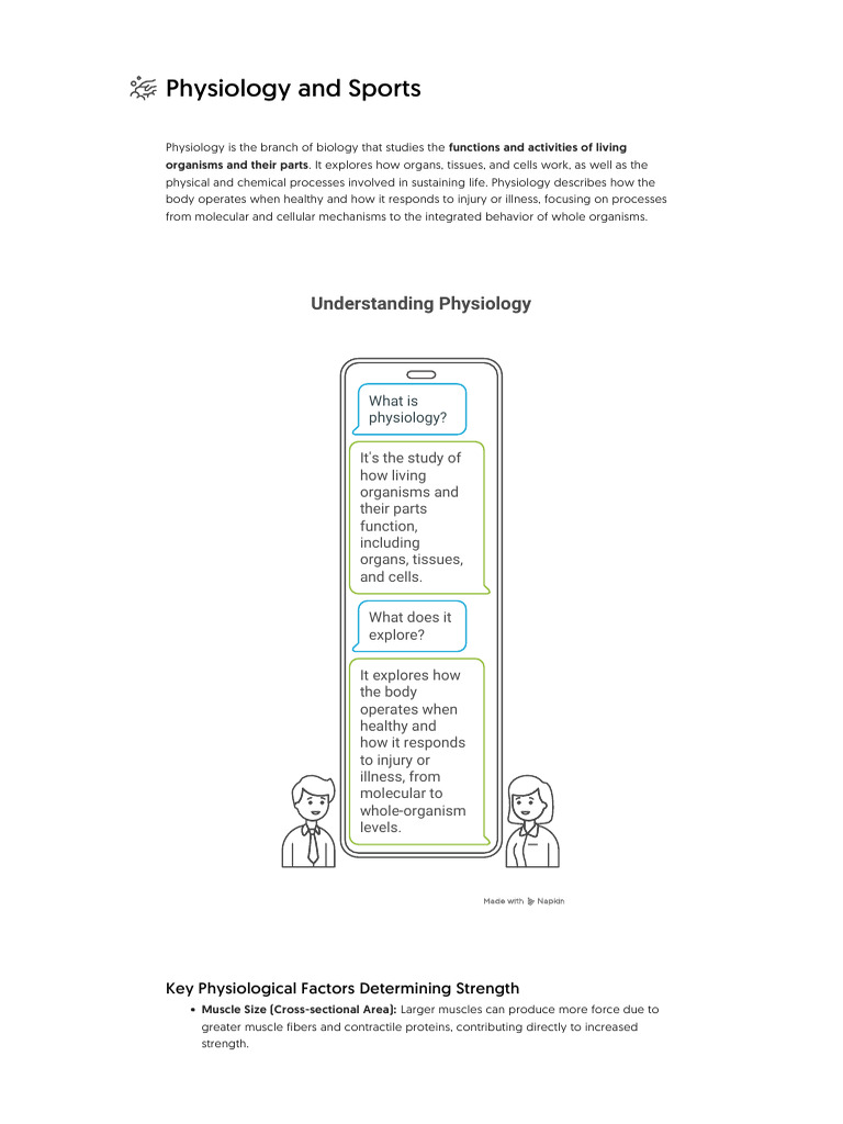 Physiology and Sports (XII CH 7) | PDF | Skeletal Muscle | Flexibility ...
