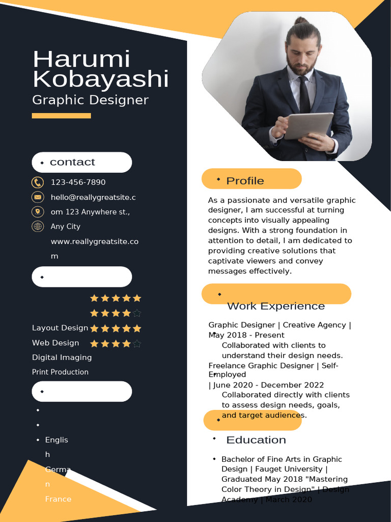 Harumi Kobayashi: Graphic Designer Profile | PDF