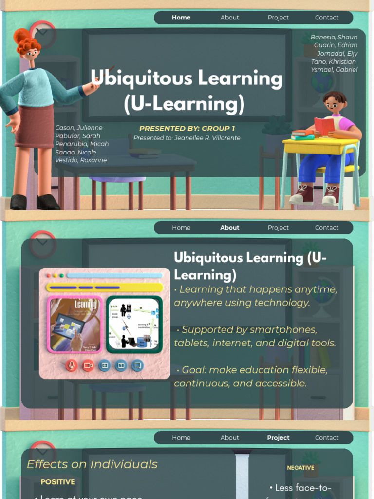 Ubiquitous Learning: Benefits & Challenges | PDF | Educational ...