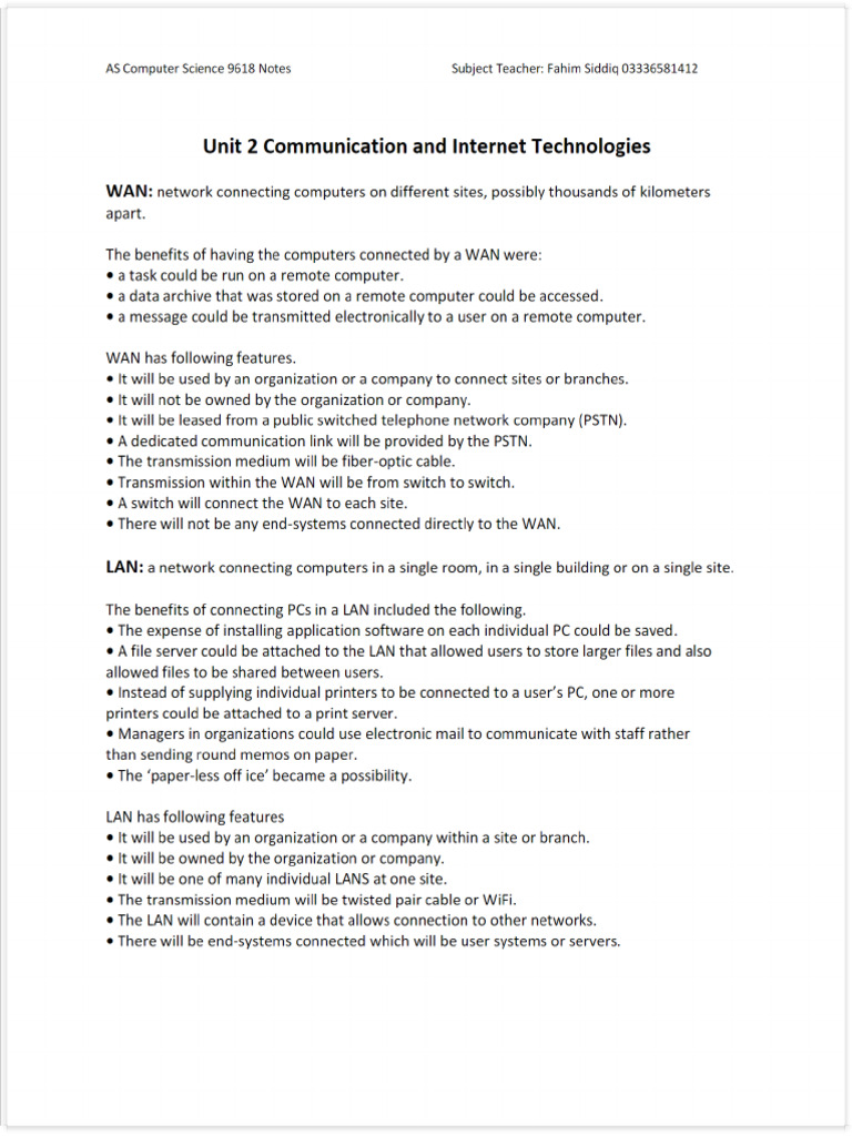 A Level CS CH 2 9618 | PDF