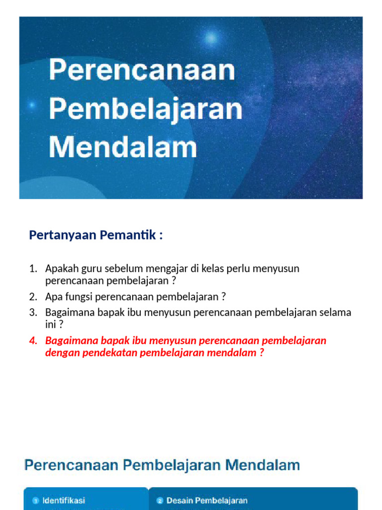 Perencanaan Pembelajaran Pdf