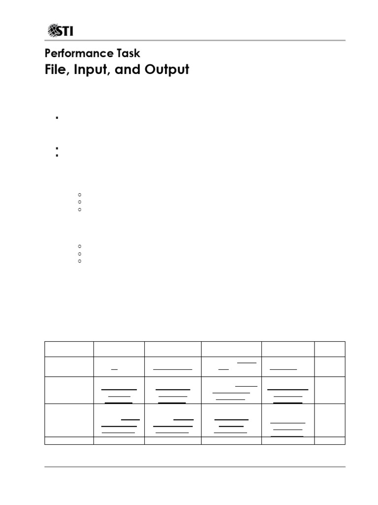 File Handling Performance Task 04 | PDF | Computer Engineering | System ...