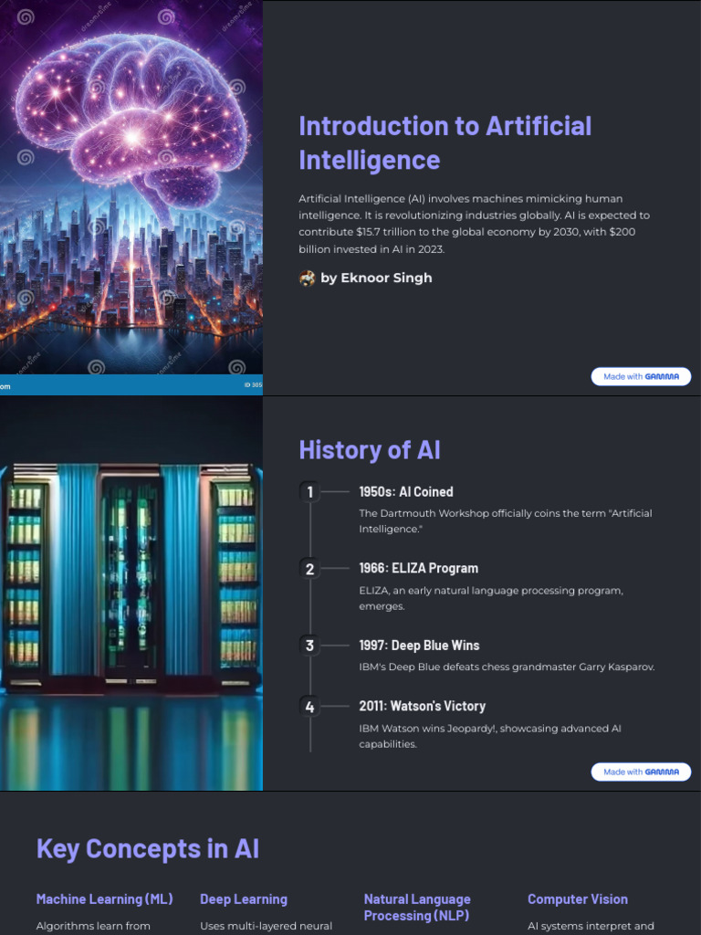 Overview of Artificial Intelligence Concepts | PDF | Artificial ...