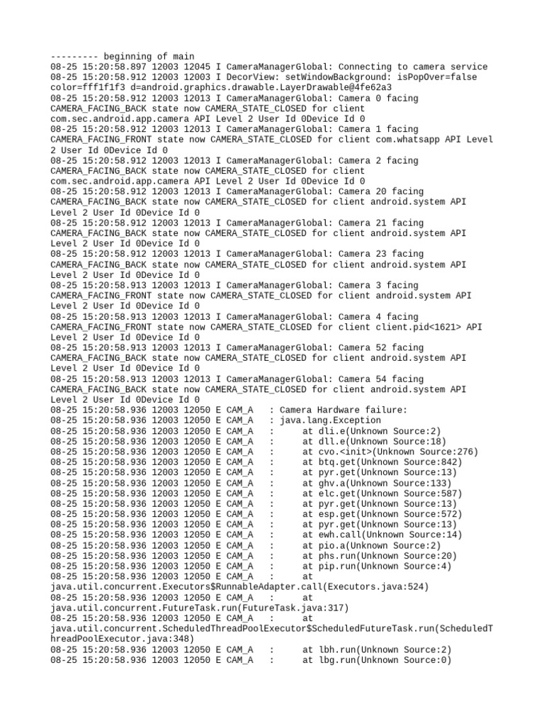 Log Cat 1756110058832 | PDF | Android (Operating System) | Computer ...