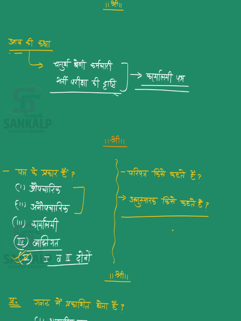 पत्र लेखन | PDF