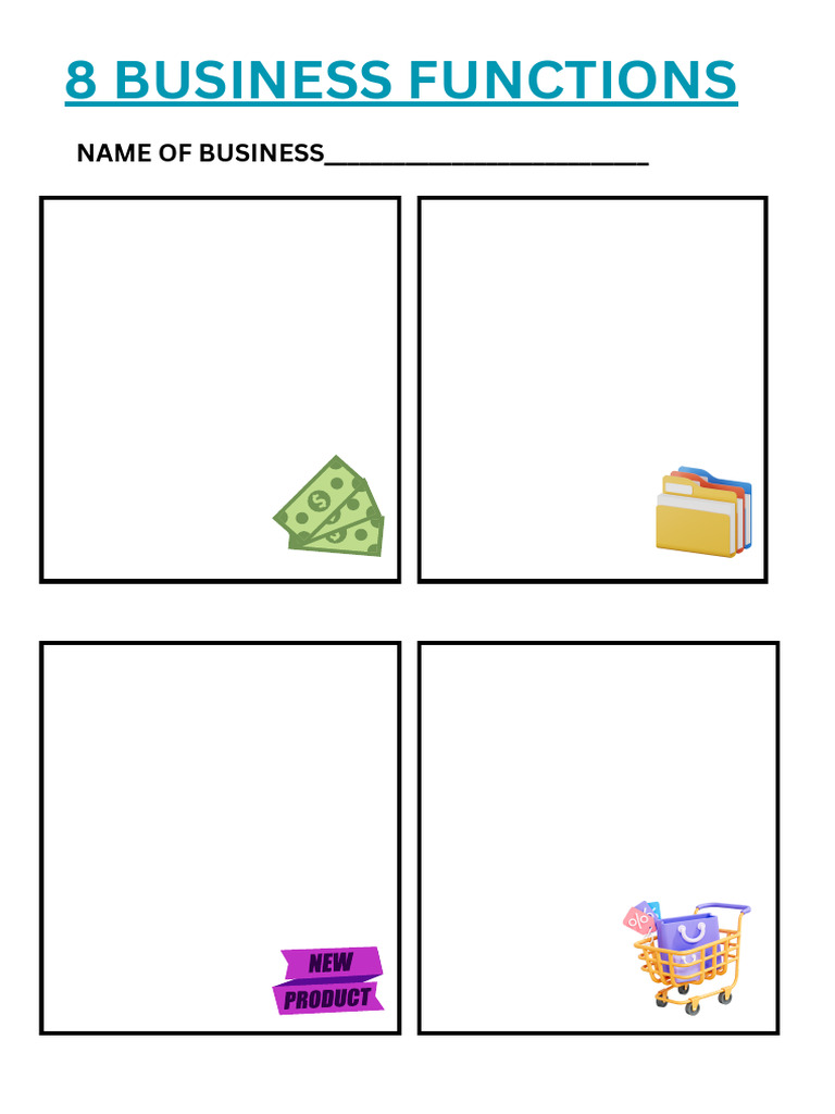 8 BUSINESS FUNCTIONS Temp | PDF