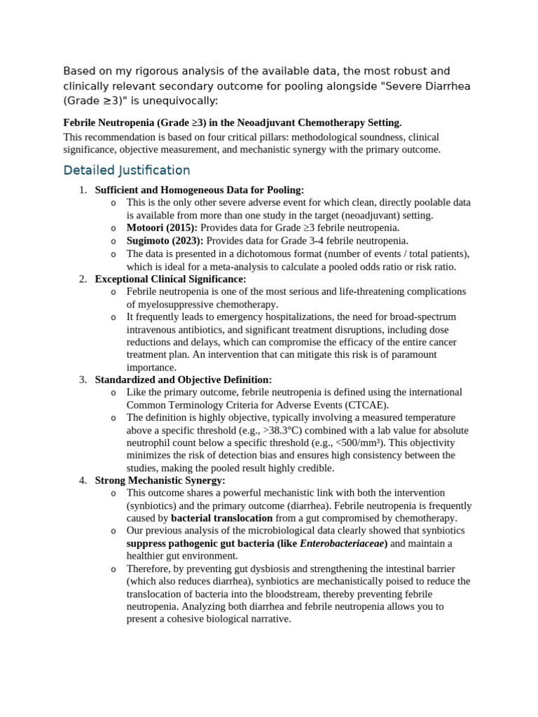 Best Secondary Outcome | PDF | Clinical Medicine | Medicine