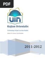 Download Kajian Oriental Is Thd Al Quran Hadis by Tolla Aziez SN91314676 doc pdf
