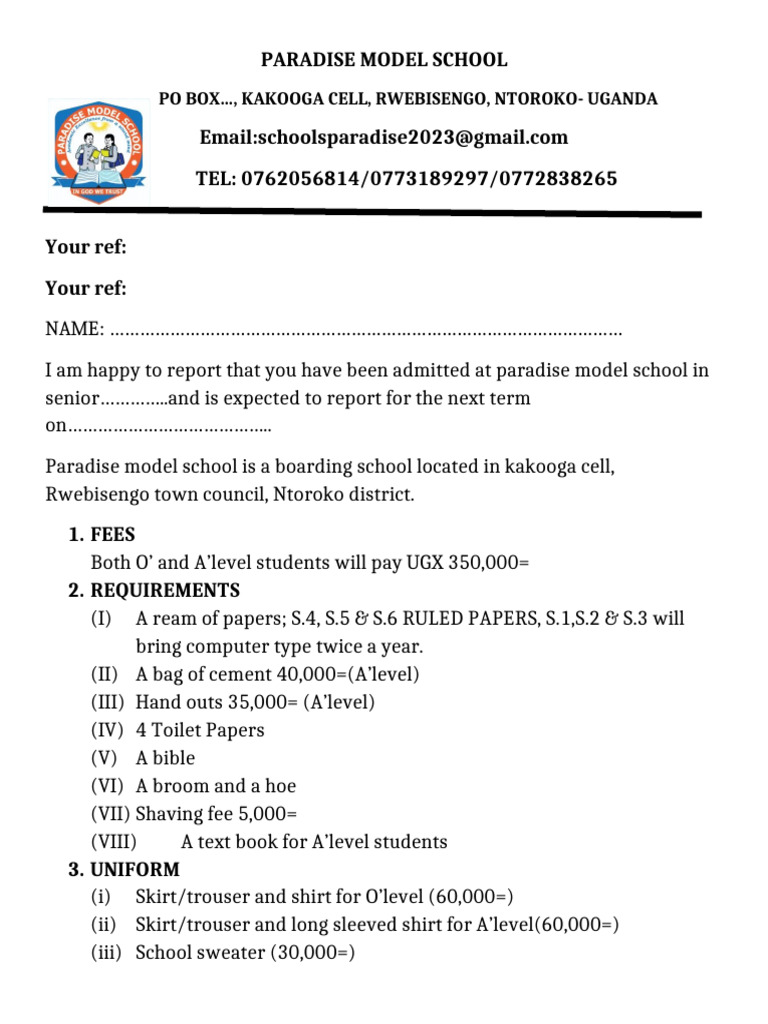 Admission Office | PDF