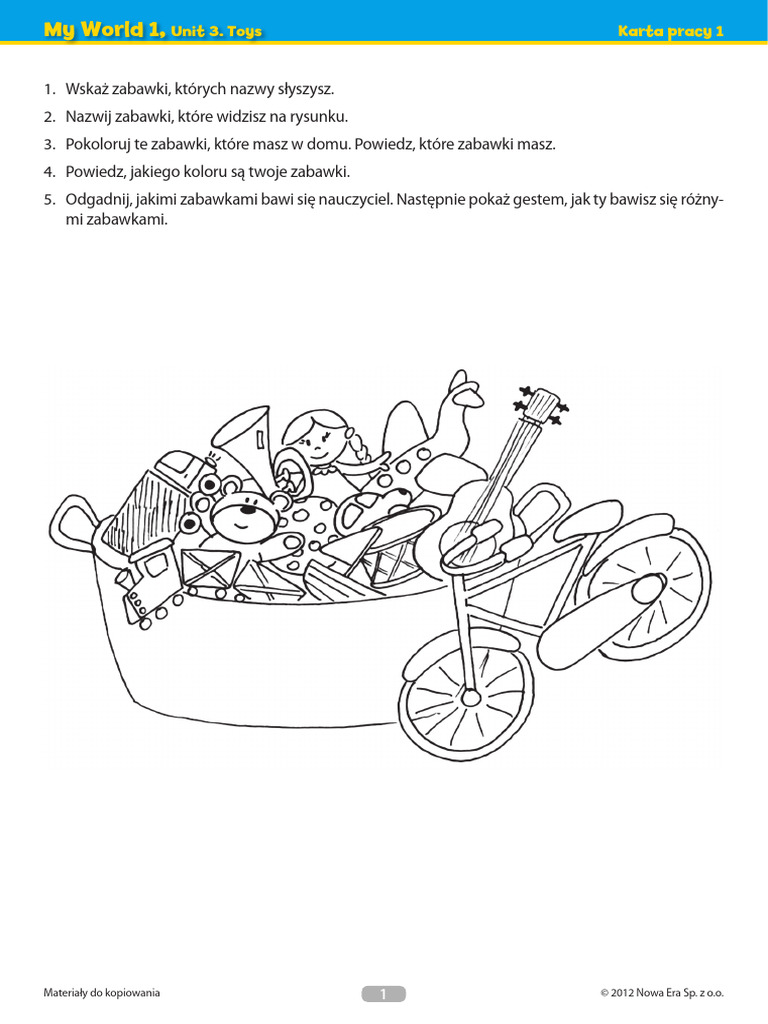 Dodatkowe Karty Pracy Unit 3 | PDF