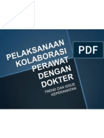 Pelaksanaan Kolaborasi Perawat Dengan Dokter