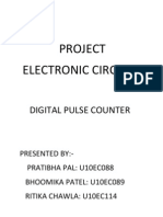 Project Electronic Circuits: Digital Pulse Counter