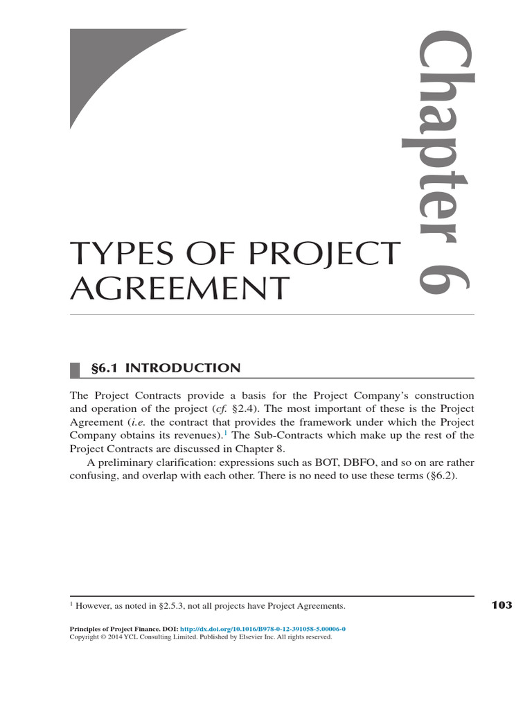 Types of Project Agreements Explained | PDF | Project Finance | Hedge ...