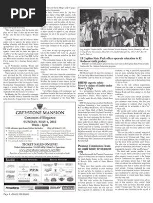 BHUSD experts refute Metro's claims of faults under Beverly High--Beverly Hills Weekly, Issue #656