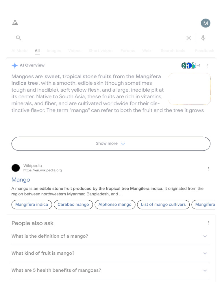Mango: Characteristics and Definition | PDF | Mango | Fruit