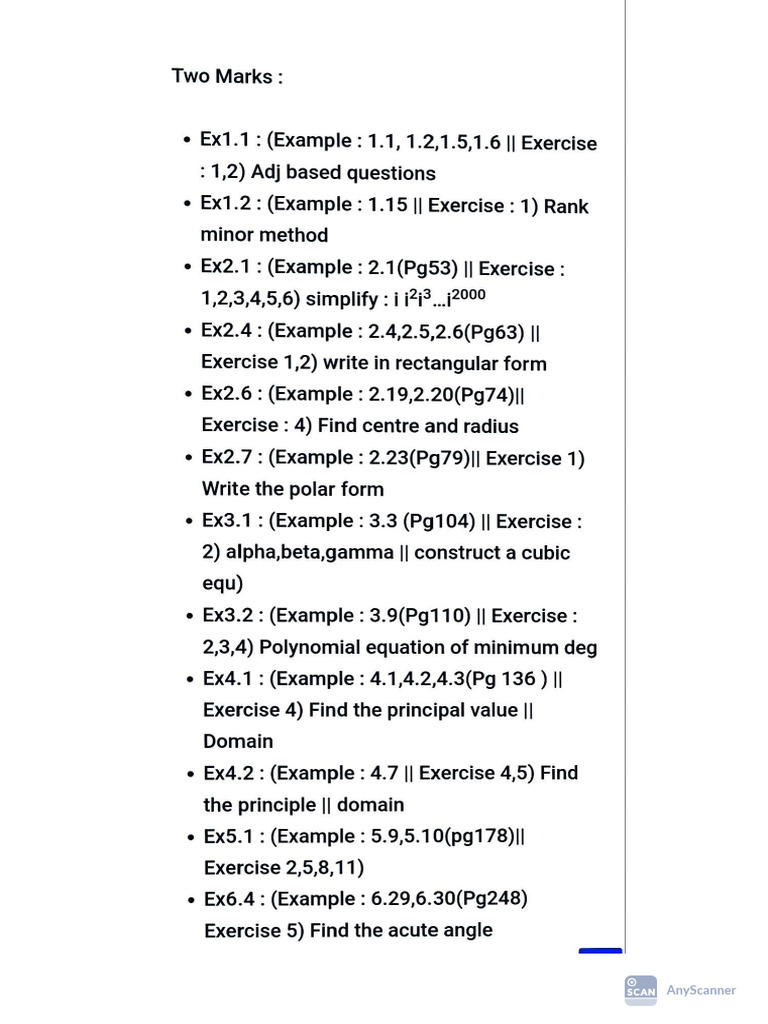 12 Mathsimp 2 Mark | PDF