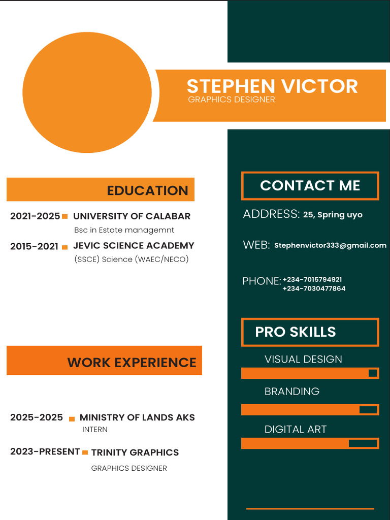 Stephen Victor: Education | PDF