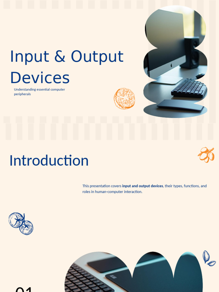 Input and Output Devices Overview | PDF