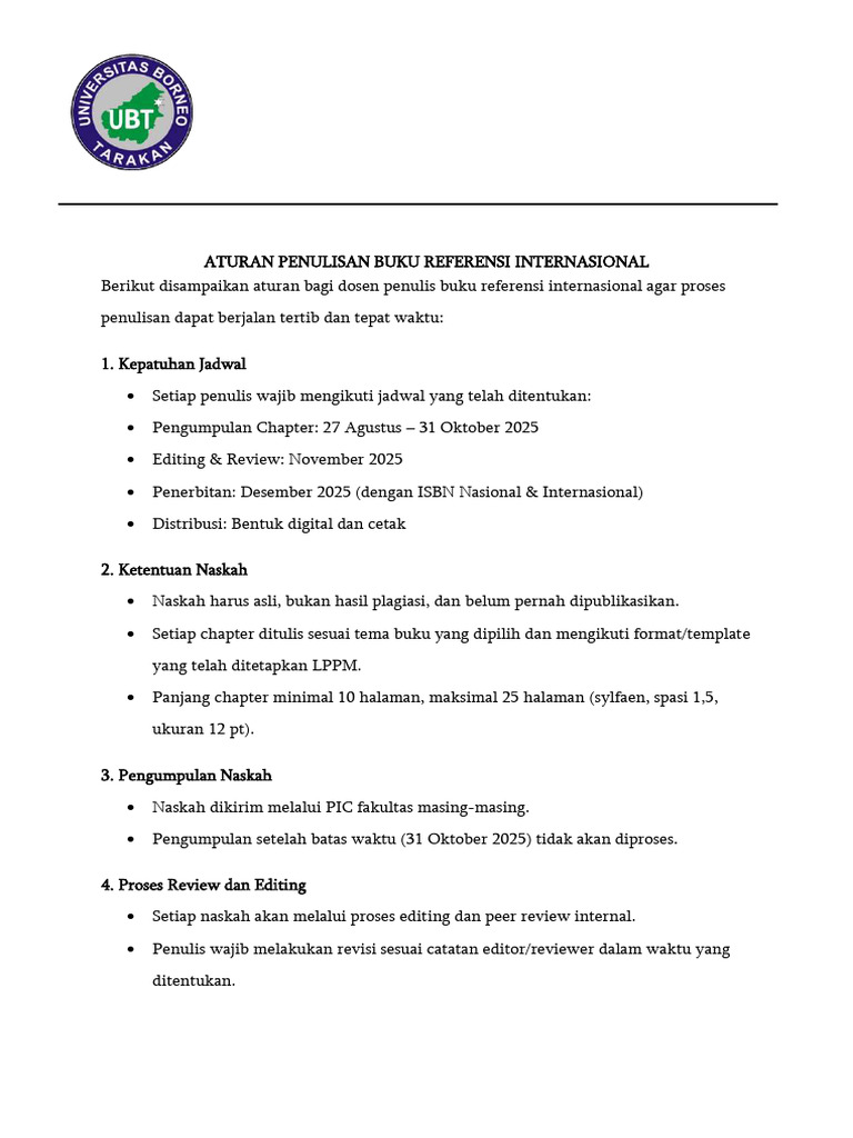 Aturan Penulisan Buku Referensi Internasional - 250904 - 162420 | PDF