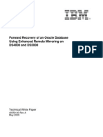 Forward Recovery of An Oracle Database Using Enhanced Remote Mirroring On Ds4000 and Ds5000